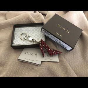 Gucci authentic key chain bag charm gently used